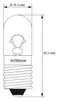 10er Set WireThinX Röhrenlampe 2 W, 6 V - Sockel E10 Produktbild-Vorschau 3