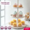 Cookinglife Étagère métal blanc - ø 15, 20 & 25 cm - 3 Voir les images du produit 4