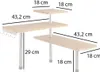 5Five Simply Smart Küchenregal mit 3 Etagen, Eckregal, Anteprima dell’immagine prodotto 8