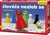 The image shows the box of a board game called 'Člověče, nezlob se' (Ludo). The box features colorful pawns and a die. Produktbild-Vorschau
