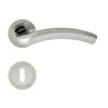 A door handle set with a keyhole escutcheon on a white background. Produktbild-Vorschau