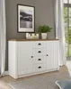 Landhaus Sideboard Wohnzimmer Kommode Provence 130cm pinie Produktbild-Vorschau 1
