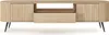 TV-Lowboard LOVI 196 cm Eiche Cremona Riffelfront Produktbild-Vorschau 4