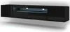 TV skříňka AURA 200 cm ČERNÝ MAT / ČERNÝ LESK s LED Náhled obrázku produktu 3