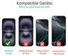 Comparison of iPhone 16 models and their compatibility with a screen protector. Produktbild-Vorschau