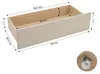 Homestyle4u Polsterbett 140x200 Beige Doppelbett Produktbild-Vorschau 8