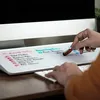 Tableau de bureau multifonctionnel, tableau d'écriture en Voir les images du produit 2