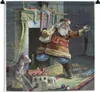 MuchoWow® Wandteppich Wandbehang Retro-Weihnachtsmann - Produktbild-Vorschau 1