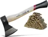 siwitec Holzaxt 600 Gramm Kopfgewicht, Axt mit Hickory Produktbild-Vorschau 1