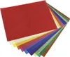 A stack of colorful sheets of transparent paper fanned out on a white background. Anteprima dell’immagine prodotto