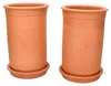 2er Set Weinkühler + Untersetzer Terrakotta Ø 12.5 cm H Produktbild-Vorschau 4