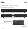 CLUB3D 1 auf 8 HDMI™ Splitter Full 3D und 4K60Hz(600MHz) Produktbild-Vorschau 10