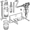 GEBERIT 240835005 Umbauset für 2-Mengen-Spülung Produktbild-Vorschau 2