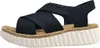 Rieker Damen Keil-Sandaletten Blau Voir les images du produit 17