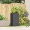 A garden scene with planters and a fence. Anteprima dell’immagine prodotto