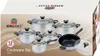 Kinghoff set di pentole in acciaio 12 pz. Rosegold KH1767 Anteprima dell’immagine prodotto 16