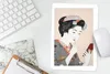 MuchoWow® Mauspad Mousepad Frau - Kimono - Schminken - Produktbild-Vorschau 6