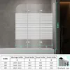 Duschabtrennung Faltbar Duschwand für Badewanne 120x140cm Produktbild-Vorschau 7
