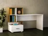 Schreibtisch Weiß - Walnuss Bloom "" Produktbild-Vorschau 4