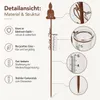 Srážkoměr z nerezové oceli Buddha Náhled obrázku produktu 7