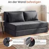 Rozkładana sofa COSTWAY, fotel rozkładany 3 w 1 z 2 Podgląd zdjęcia produktu 9