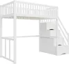 MODFU Hochbett 90x200 Bettgestell mit Produktbild-Vorschau 5