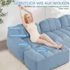 MODFU 3-Sitzer Modulares Sofa,Zweisitzer Ecksofa mit Produktbild-Vorschau 8