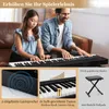 COSTWAY 61 Tastatur Elektroklavier, Digitale Keyboard mit Produktbild-Vorschau 5