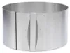 Verstellbarer Kuchenring Edelstahl 20-40cm, Kuchenform Rund Produktbild-Vorschau 1