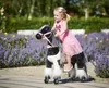 Cheval mécanique Ponnie Domino S avec selle rose Voir les images du produit 11