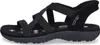 Skechers Slip-Ins: Reggae Slim  Sandalen Plat - Zwart - Voir les images du produit 39