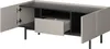 TV-Lowboard Noel 120 Kaschmir/ Schwarz (stehend) Produktbild-Vorschau 2