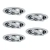 Paulmann Möbel Einbauleuchten Set Dress schwenkbar 5x20W Produktbild-Vorschau 3