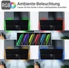 Dunstabzugshaube 90cm ECCO909SHCM RGBW Ambientebeleuchtung Produktbild-Vorschau 2