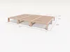 Gigapur G56 Massivholz-Bett 270x200 cm – Kiefer Natur Produktbild-Vorschau 6