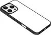 A white iPhone 16 Pro Max case with a black frame is shown from a diagonal angle against a white background. Anteprima dell’immagine prodotto