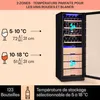 Klarstein Cave a Vin, Réfrigérateur à Vin sur Pieds avec Voir les images du produit 3