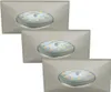 3 x Briloner LED Einbauleuchte eckig Nickel matt IP44 3 x Produktbild-Vorschau 1