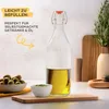 Praknu 6 Glasflaschen mit Bügelverschluss 1000ml - 6 Extra Produktbild-Vorschau 2