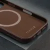 TORRO iPhone 16 Pro Housse fine en cuir - Marron foncé Voir les images du produit 4