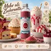 Sucre aromatisé pour barbe à papa goût cerise bouteille Voir les images du produit 6