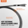 VEVOR Rohrreinigungsspirale 14 m x 22 mm, professionelles Produktbild-Vorschau 2