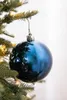 Weihnachtskugeln Kunststoff 10cm 4 Stück - Nachtblau Produktbild-Vorschau 5