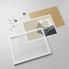 Gerahmtes Poster - Weißer Rahmen - Grafik Frau Berge - Produktbild-Vorschau 4