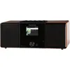 A Telestar DIRA S 32i radio with a wooden casing and black speaker grilles. Produktbild-Vorschau
