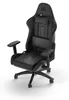 TC100 Relaxed Gaming-Stuhl, Kunstleder, Schwarz Produktbild-Vorschau 5