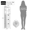Yaheetech Badezimmerschrank, schmaler Hochschrank, 3 Produktbild-Vorschau 3