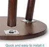 Close-up of table legs being attached to the tabletop. Náhled obrázku produktu