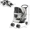 PawHut Hundetrolley, faltbarer Hundebuggy, Hundewagen mit Produktbild-Vorschau 3