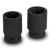 Two black metal sockets are shown against a white background. Anteprima dell’immagine prodotto